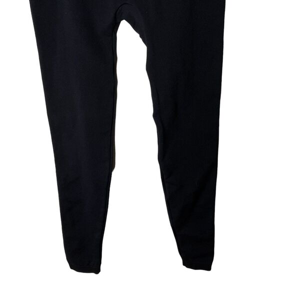 Spanx Look At Me Now Seamless Black Leggings Sz M High Waisted Tummy Control - Picture 7 of 13